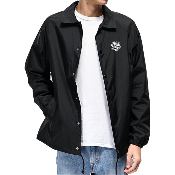 Vans Torrey Black Coaches Jacket Size 